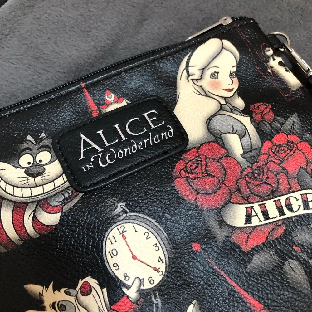 Loungefly x Disney Alice In Wonderland Wristlet Pouch